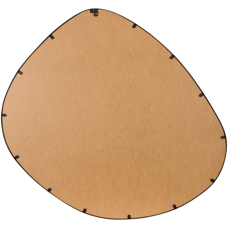 Eastie Metal Mirror, Black, 37" x 36"