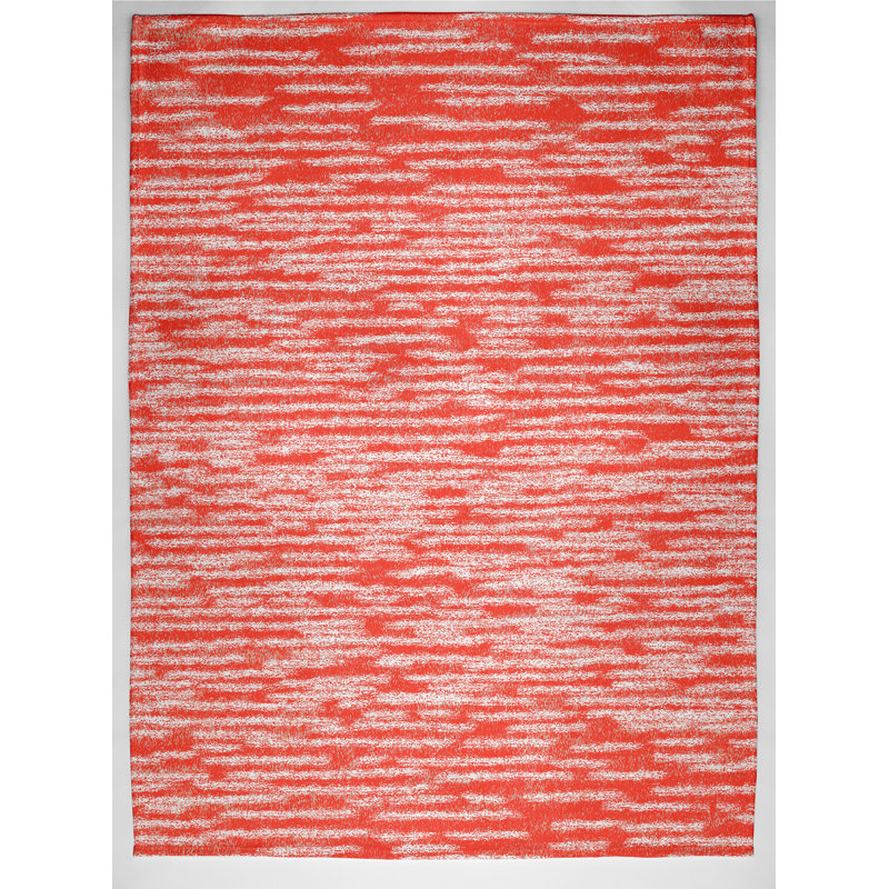 Brauer Plain Weave / Muslin Throw Blanket, Orange