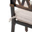 Fauteuil de salle à manger empilable extérieur avec coussin (ensemble de 4)-1046479787