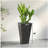 Set of 3 Flower Pots,Tall Planters-129086857