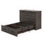 Lit escamotable double avec station de charge-2032237645