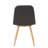 Patio Dining Chair With Heat Tranfer Legs,Set Of 2