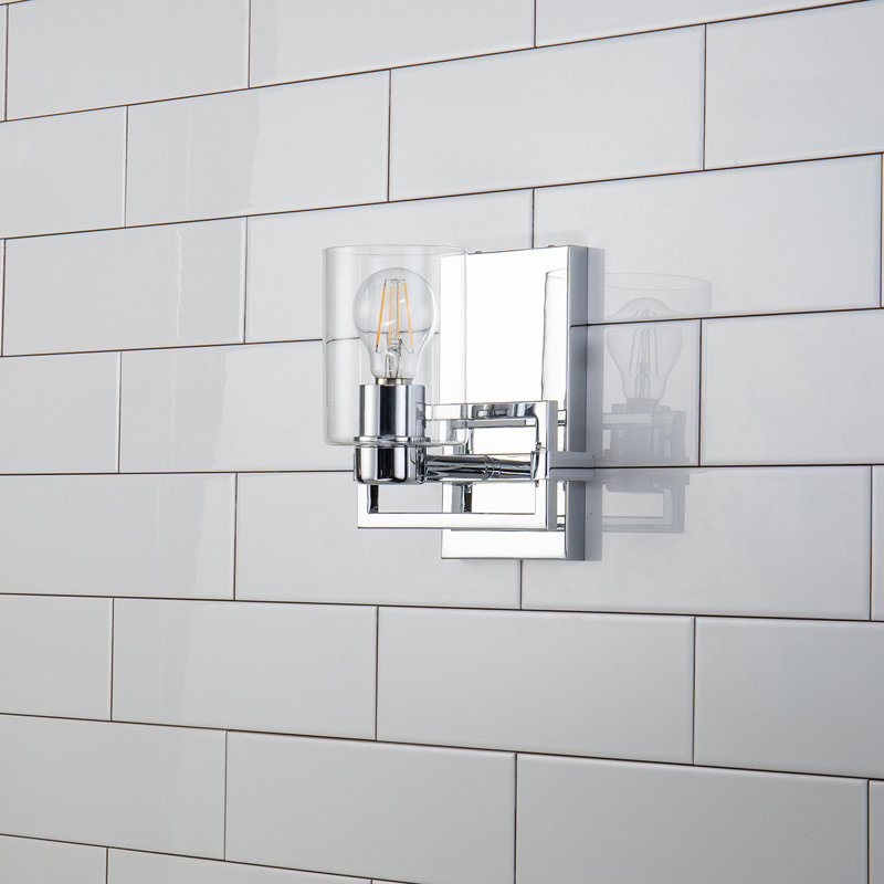 Estes 1 - Light Armed Sconce, Chrome