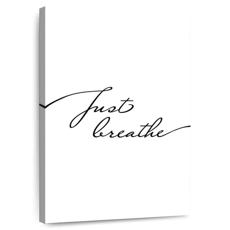 Minimalist Just Breathe, H 24 po x l 16 po