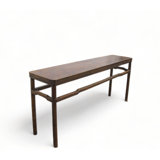 74.4 in. Solid Wood Console Table