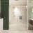 56"-60"W X 70"H Frameless Shower Door, Sliding Shower Door, Premium 5/16"(8Mm) Thick Tempered Glass Shower Enclosure With Towel Bar ,Double Side Easy Clean Coat,Brushed Nickel Finished With Buffer
