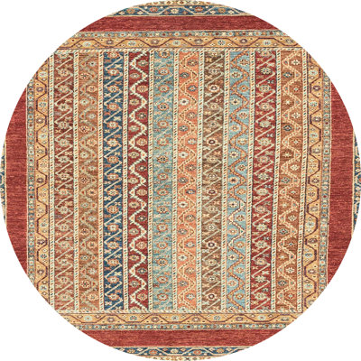 Tapis décoratif multicolore à motif abstrait