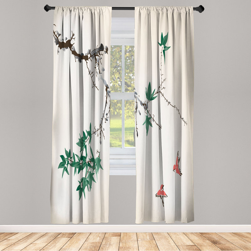 Semi Sheer Curtain Pair, 28" W x 84" L, Slate Blue