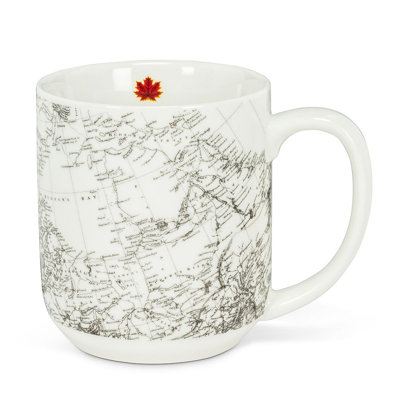 Tasse à café Canada Map and Curling House