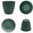 Dayton Traditional Recycled Plastic Indoor/Outdoor Planter with Attached Saucer-1629948392-1626228659