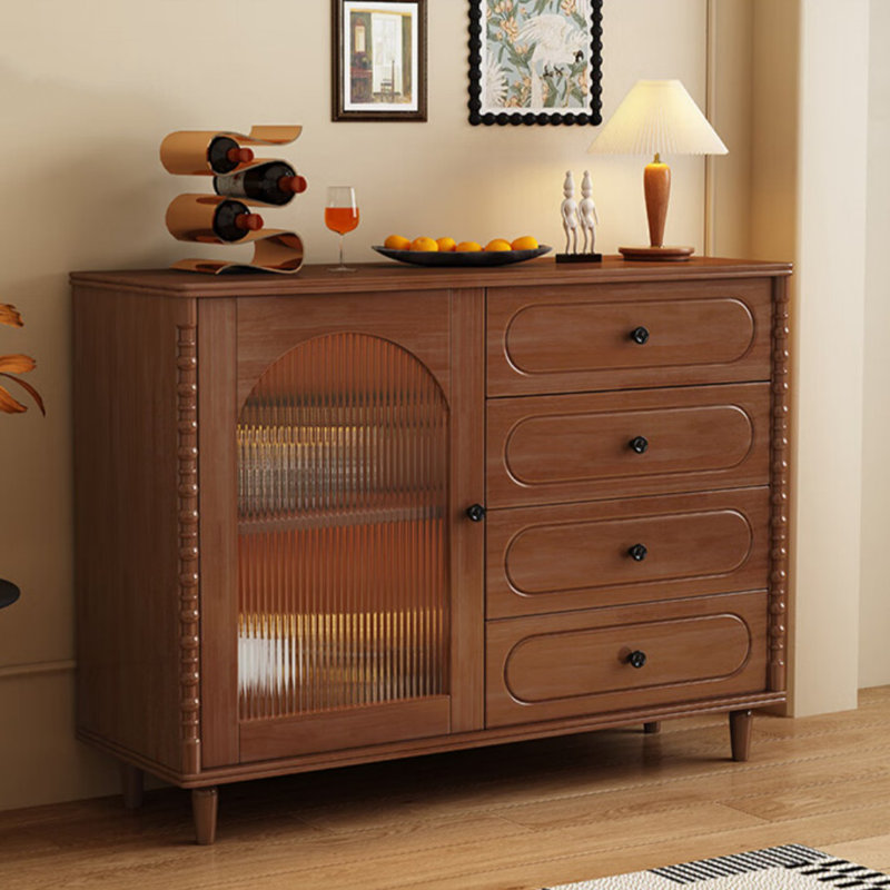 Simple And Fresh Sideboard, Walnut