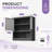31.5"W Metal Wall-Mounted Tool Storage Cabinet with Locking Doors, Wall Cabinet with Open Drawer & Adjustable Shelf for Garage, Warehouse & Office, Black-1859007354