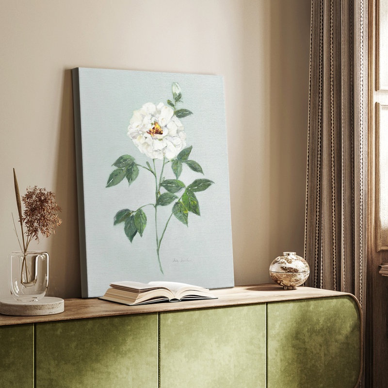 Rose Beauty II -Galerie enveloppée Cavas, H 18 po x l 12 po