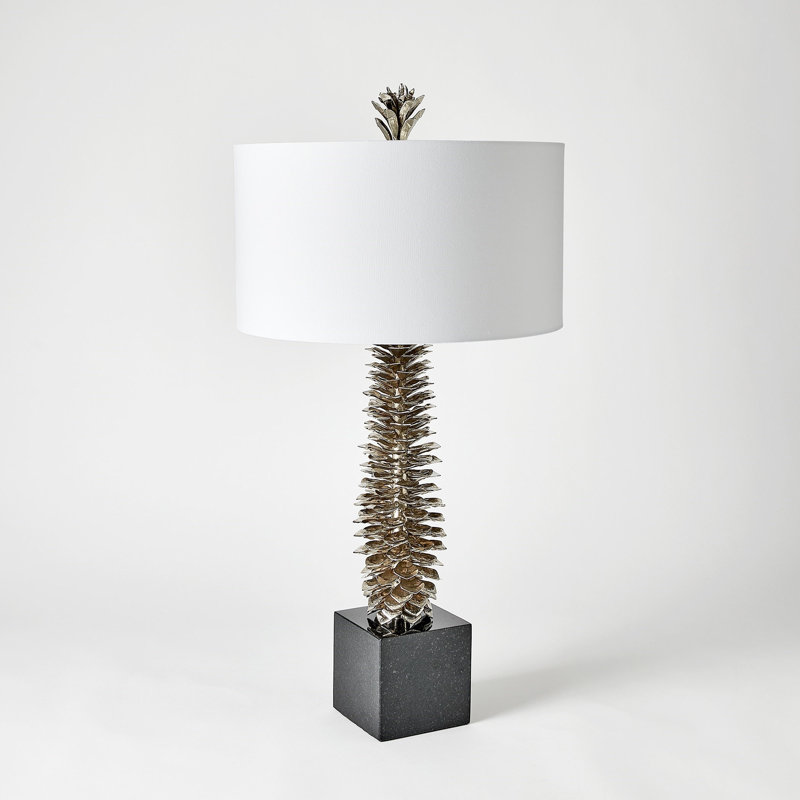 Lampe de table Pinecone en noir / nickel
