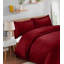 Microfiber Polyester Stripe Duvet Cover Set with Fitted Sheet Pillowcases -107098799-110204531