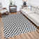 Freud Organic Checkered Area Rug