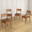 Chaise rembourrée Crew (paquet de 4), pacane / café-129778056-129778058