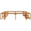 Hot Tub Surround Brown Solid Acacia Wood-863881736