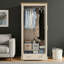 Sufy Octave 2 Door 1 Drawer Wardrobe-45027127