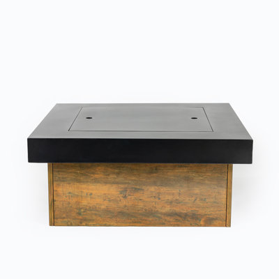 36-inch Iron Fire Pit Table Wood-burning stove