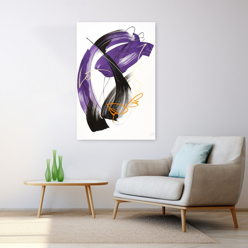 Art contemporain contemporain abstrait, H 48 po x l 32 po