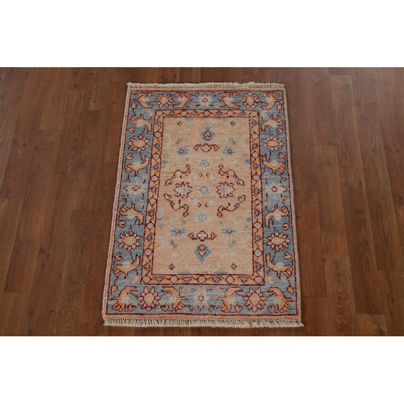 Handmade Oushak Vegetable Dye Wool Rug 2x3