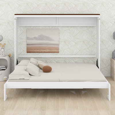 Lit escamotable avec USB pour espace de vie moderne