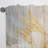 Golden Orange Surge - Abstract Spirals Curtain - Velvet Room Darkening - 1 Panel-107826898