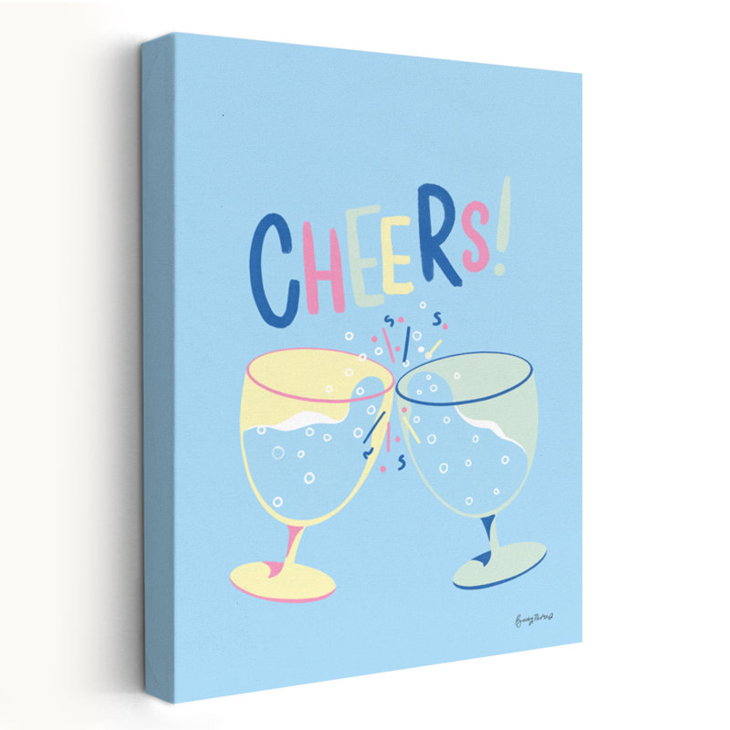 «Party Time II - Alcoour Birthday Birthday», art bleu, H 24 po x l 16 po