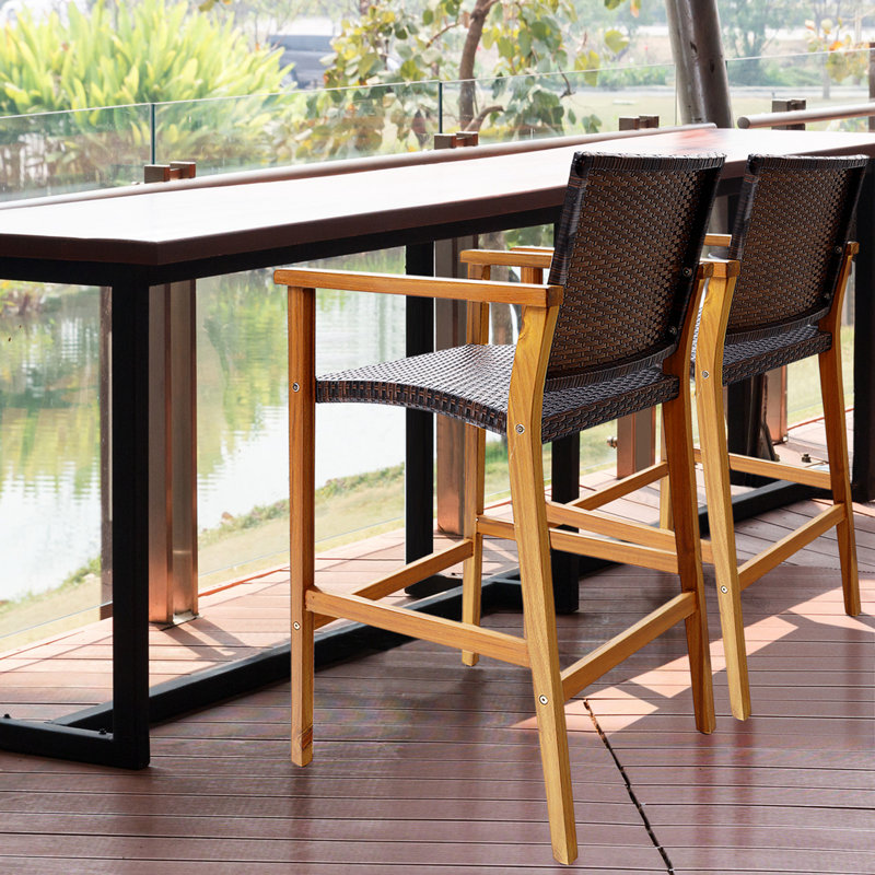 Mahipal Outdoor 29'' Bar Stool