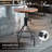 Juveriya Pine Round Solid Wood Top Metal Base Dining Table