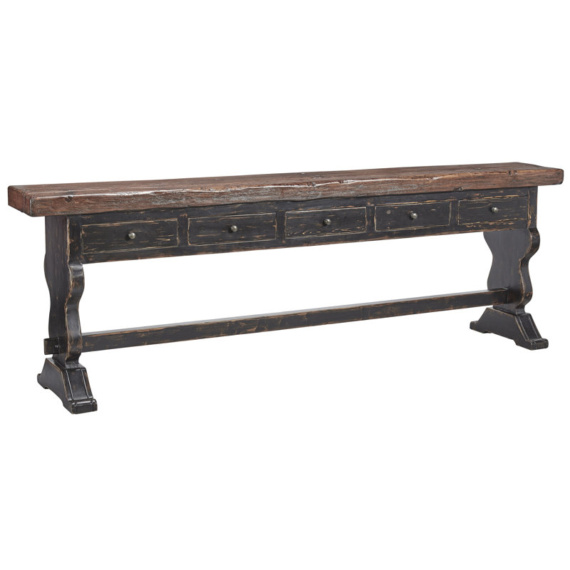 Barrett 106.5'' W Solid Wood Console Table