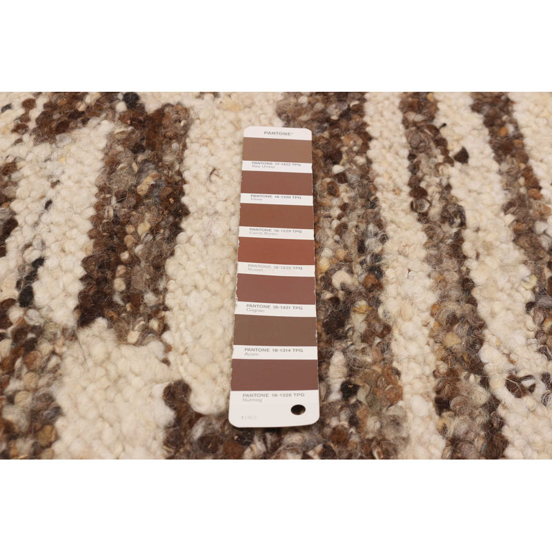 Marrakech brun, kilim crème 5 pi 4 po x 8 pi 1 po