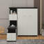Lit escamotable double avec bureau et armoires