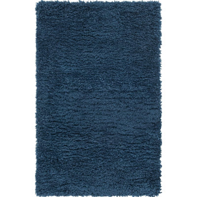 Tapis à poils longs Shak Embark couleur cobalt