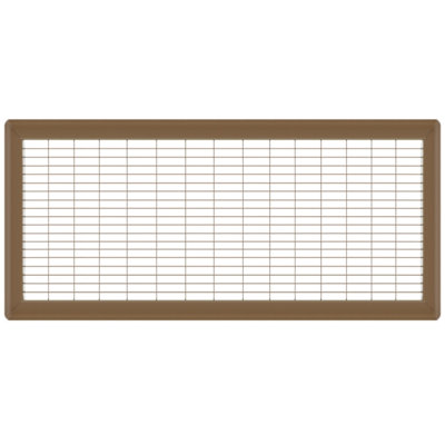 Brown Heavy Gauge Floor Grill