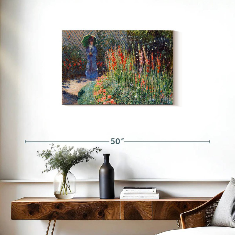 Parterre de fleurs Harnek 1876, H 20 po x l 30 po