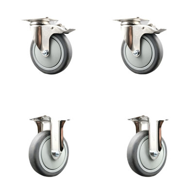 Thermoplastic Rubber Casters