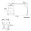 Meuble-lavabo simple en acier inoxydable