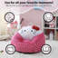 Fauteuil à billes en mousse Sanmo Hello Kitty Kids, chaise longue décorative pour enfants