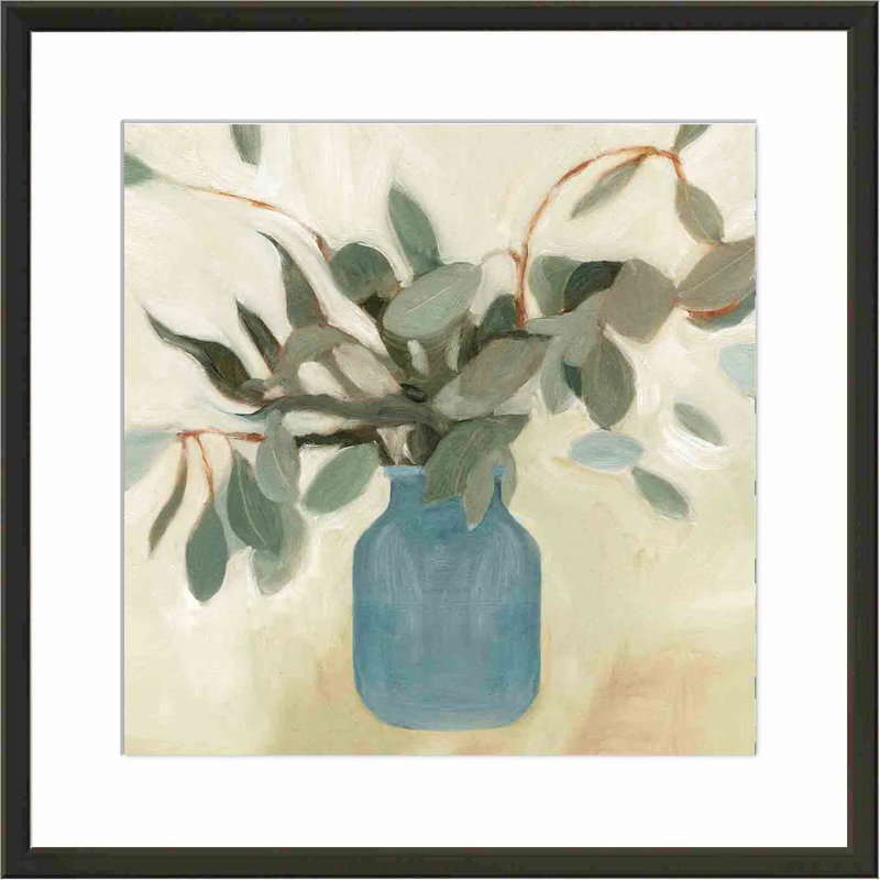 «Neutral Arrangement II» par Emma Scarvey - peinture encadrée, Noir, H 36 po x l 36 po