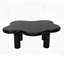 Cloud-Shaped Coffee Table with 4 Round Legs – Black-129593504