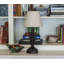 Abat-jour empire en lin 6,5 po H-496881273