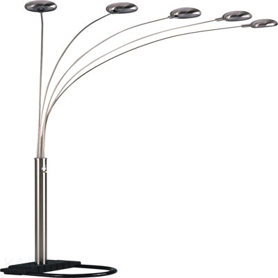 Lampe sur pied argentée à 84 têtes H 84 po (1pc / Ctn) (2,24 / 33,97)