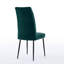 Ensemble de 2 chaises de salle à manger réglables en velours-278765543