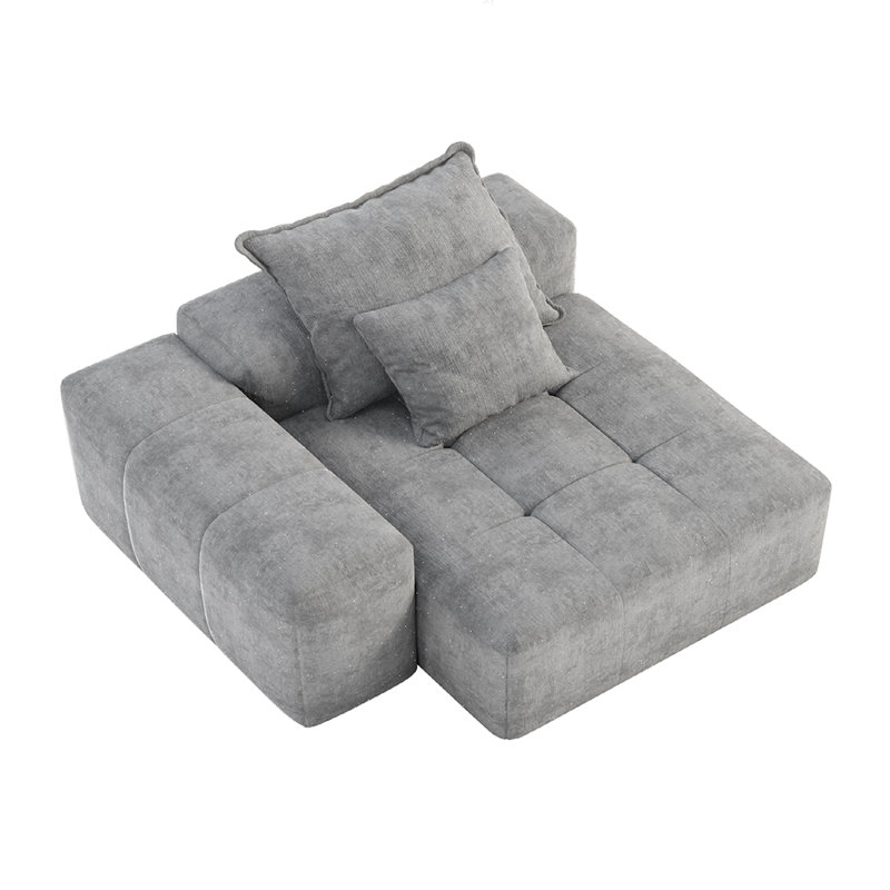 Canapé modulaire surdimensionné Modern, Gris