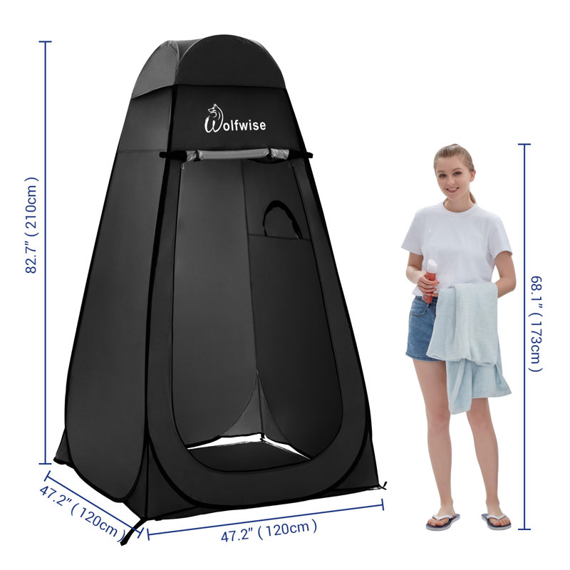 Pop-up tente de douche d'intimité portable extérieur Sun Shelter Camp toilette vestiaire