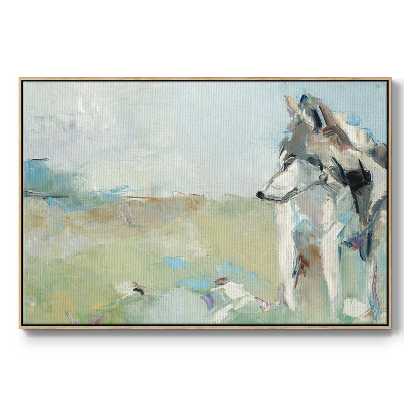 Impression sur toile encadrée, H 25 po x l 17 po x P 2 po, Toile naturelle avec cadre flottant