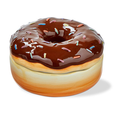 Plat à beignets en chocolat chocolat - plateau décoratif pour un usage quotidien, 4 po x 4 po x 2,5 po, facile à nettoyer