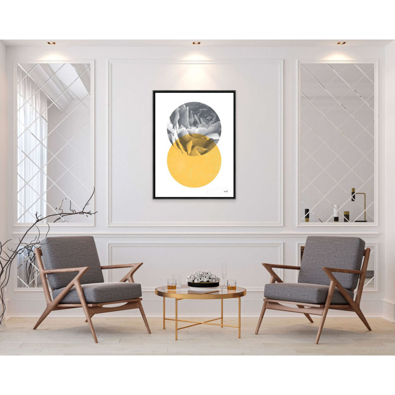 «Big Hearted Flowers III» par Rodgers Lindsay, reproduction sur toile flottante